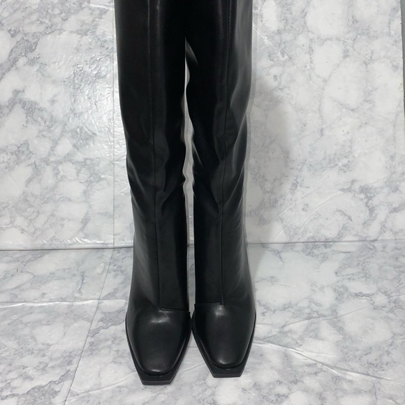 Princess Polly Keeley Boots Matte Black - Picture 3 of 5